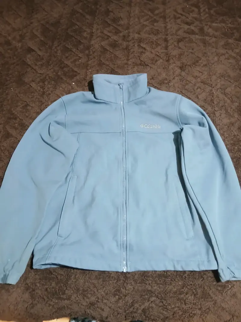Chaqueta polar azul Columbia para hombre