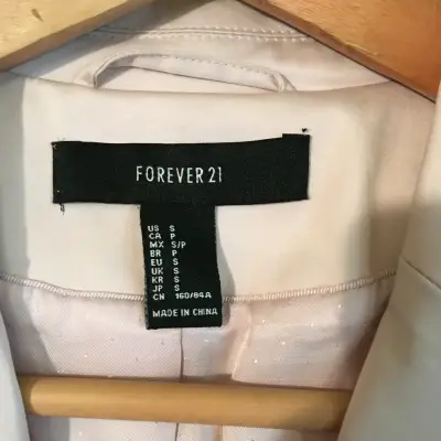 Blazer Rosa Forever 21 Talla S - miniatura 2
