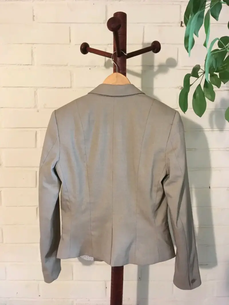 Blazer beige talla 36 para mujer H&M - 2