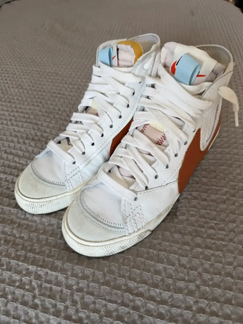 Zapatillas Nike Blazer Mid Vintage Blancas y Naranjas