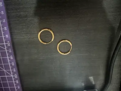 Aros de acero quirúrgico Limara hipoalergénicos - miniatura 2