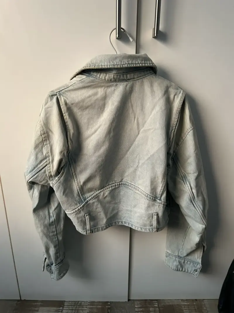 Chaqueta de mezclilla Zara (sin el cinturón) - 3