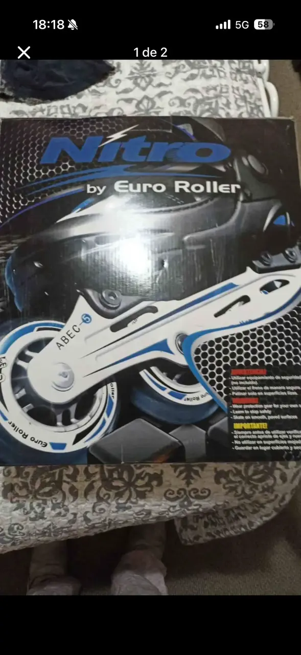 Patines en línea Nitro Euro Roller con protecciones