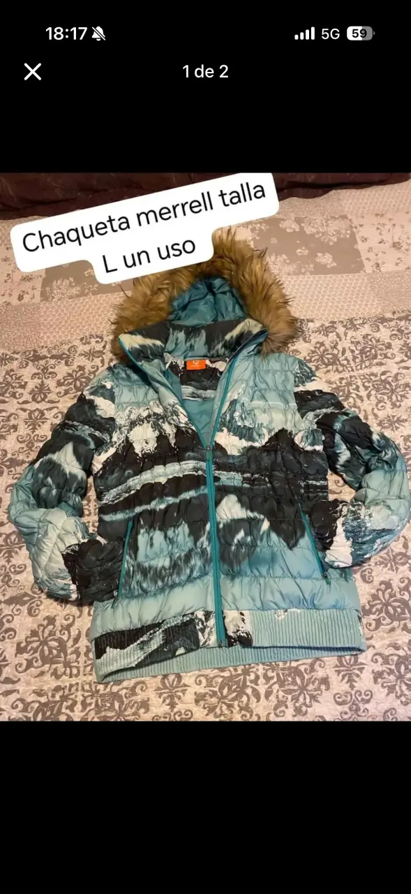 Chaqueta impermeable Columbia talla L nueva - 2
