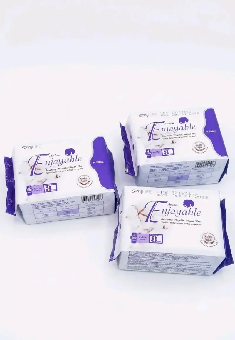 Toallas higiénicas de algodón suave con turmalina - 2
