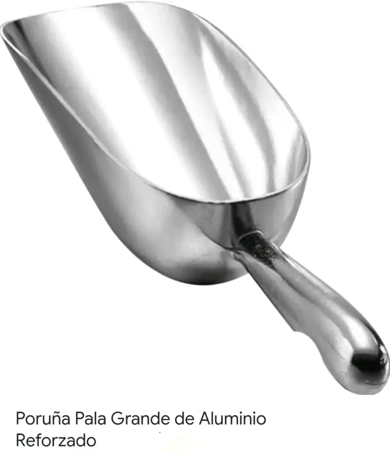 Pala Grande de Aluminio Reforzado para Cocina