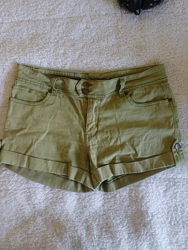 Shorts verdes de mujer