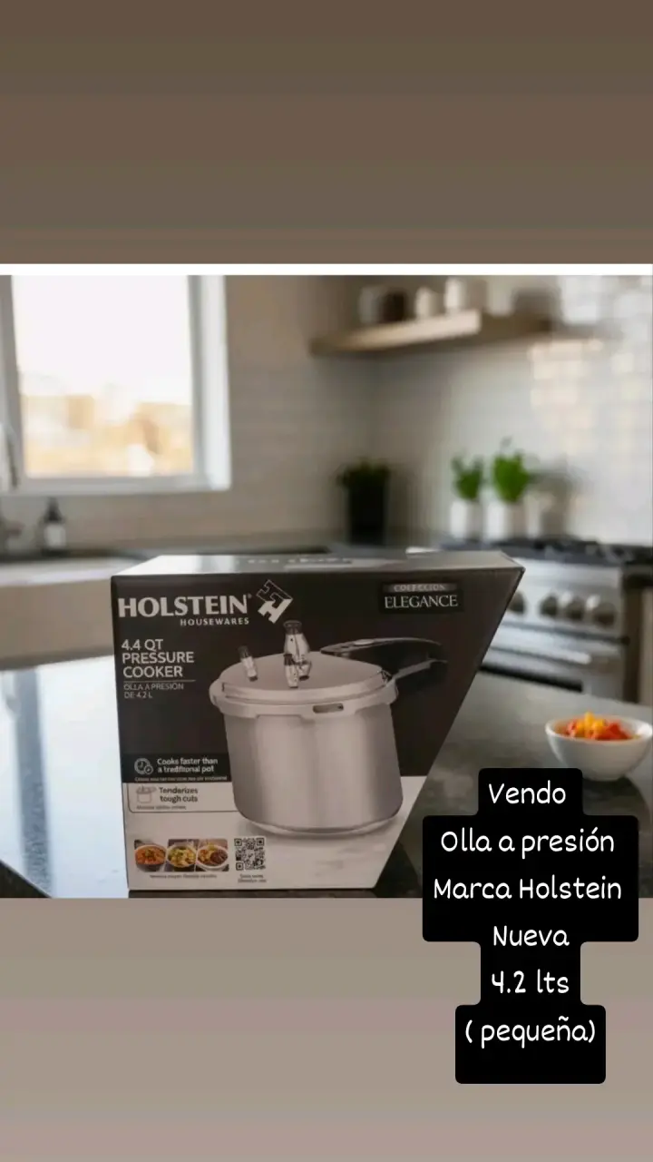 Olla a presión Holstein 4.2 litros nueva - 2