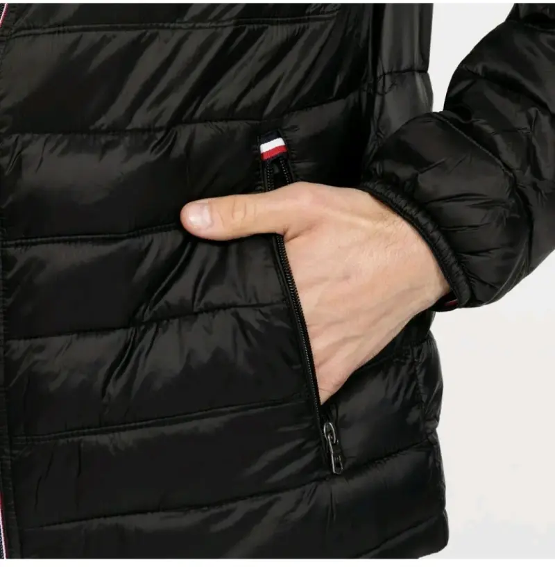 Chaqueta acolchada negra Tommy Hilfiger para hombre - 3