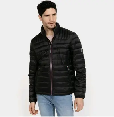 Chaqueta acolchada negra Tommy Hilfiger para hombre - miniatura 4