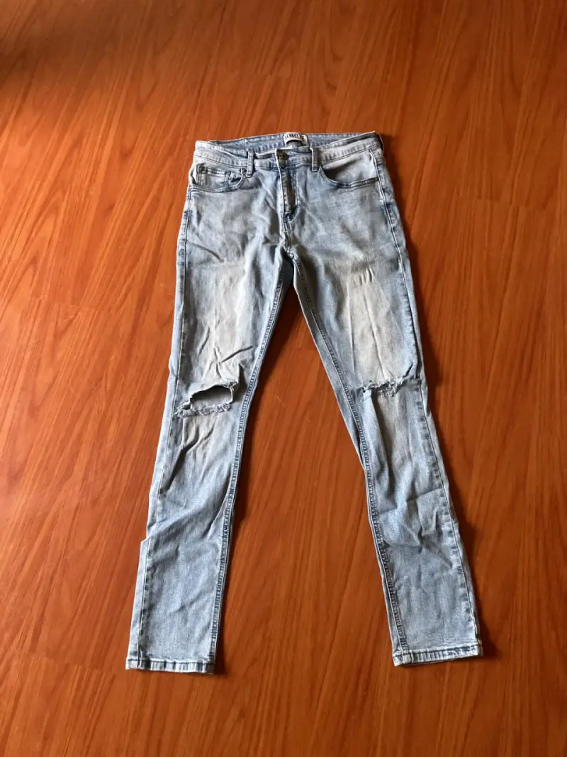 Jeans mezclilla Talla 42 Corte Recto - 2