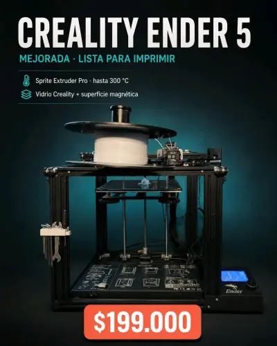 Impresora 3D Creality Ender 5 mejorada - miniatura 1
