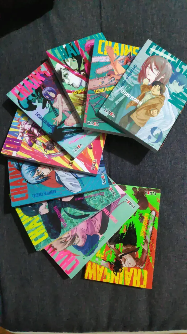 Colección de mangas Chainsaw Man volúmenes 1-9