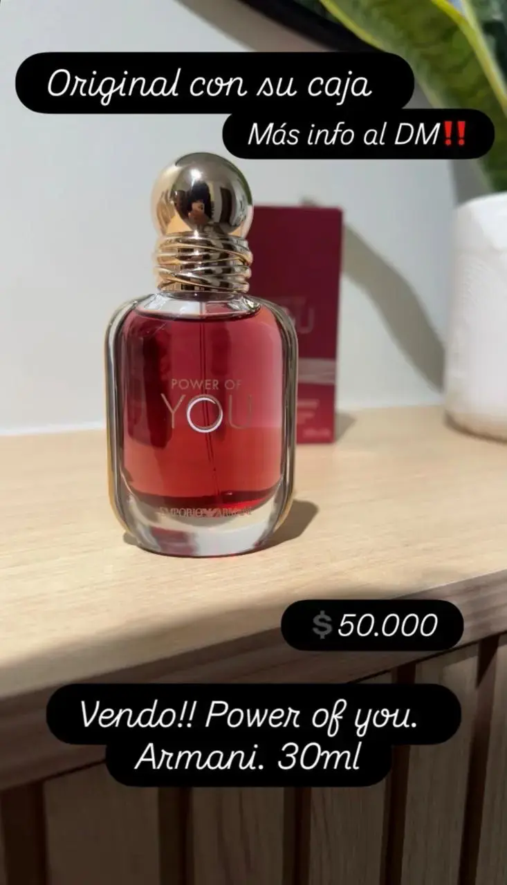 Perfume Armani Power of You 30ml con caja