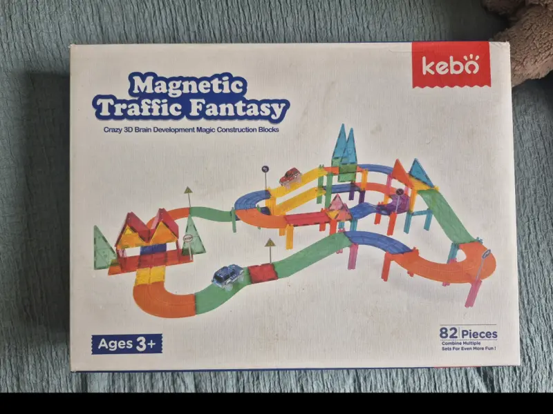 Juego de Construcción Magnético Kebo 82 Piezas