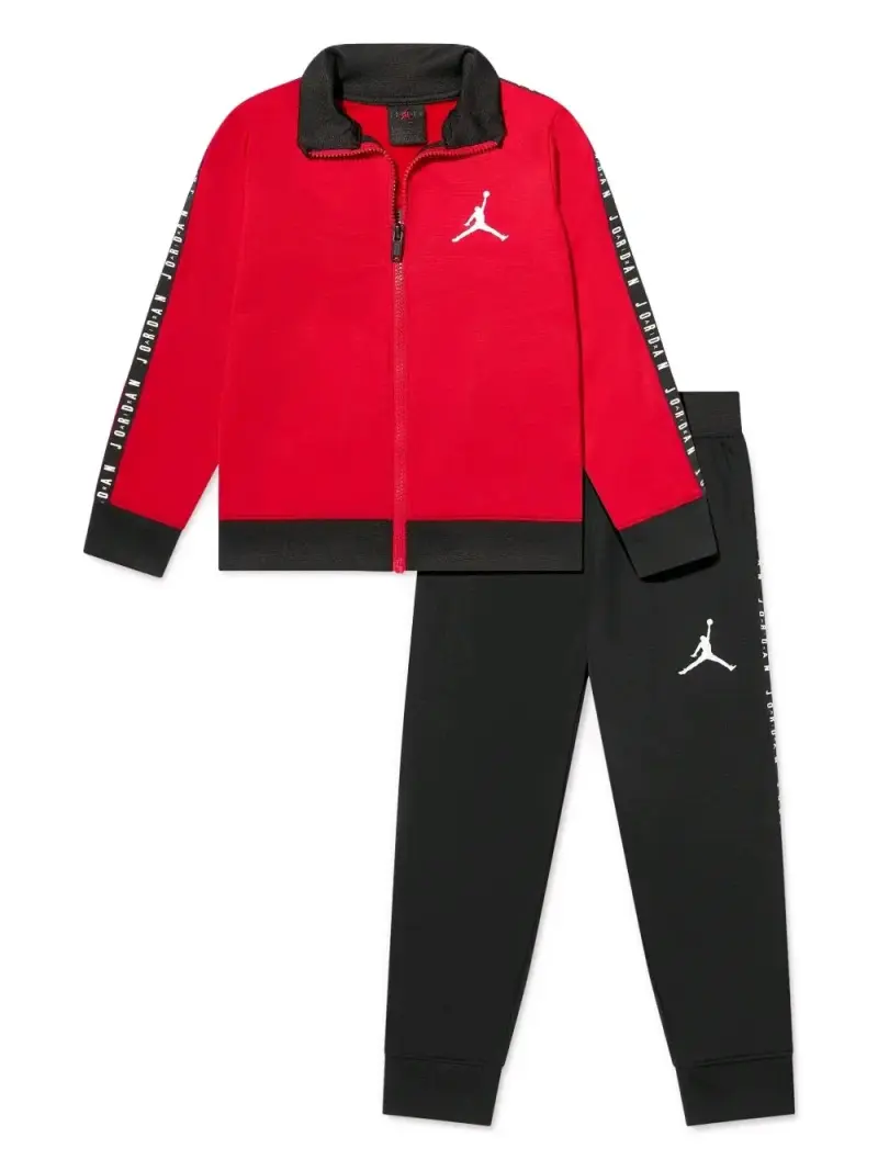 Conjunto deportivo niño Jordan rojo y negro