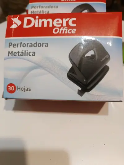 Perforadora metálica negra Dimec Office 30 hojas - miniatura 6