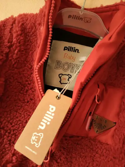 Chaqueta de polar para bebé Pillin roja - miniatura 2