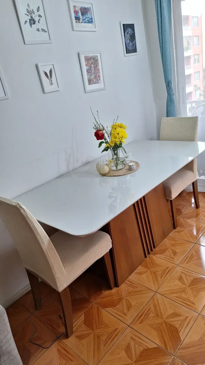Mesa de Comedor Moderna con 6 Sillas