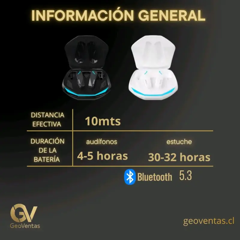 Audífonos inalámbricos Lenovo GM2-nuevos sellados - 2