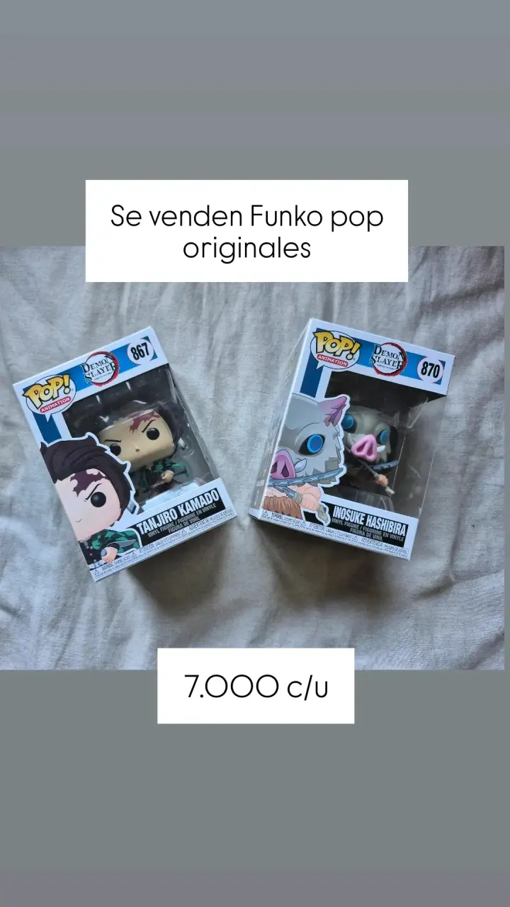 Funko Pop Demon Slayer Tanjiro e Inosuke