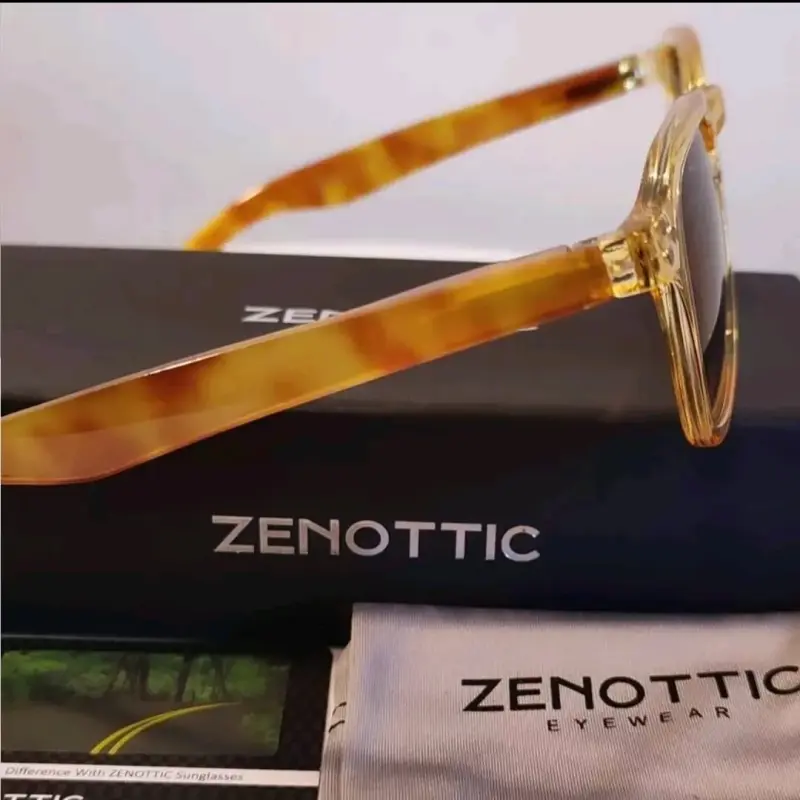 Gafas de sol Zenottic con marco amarillo - 4