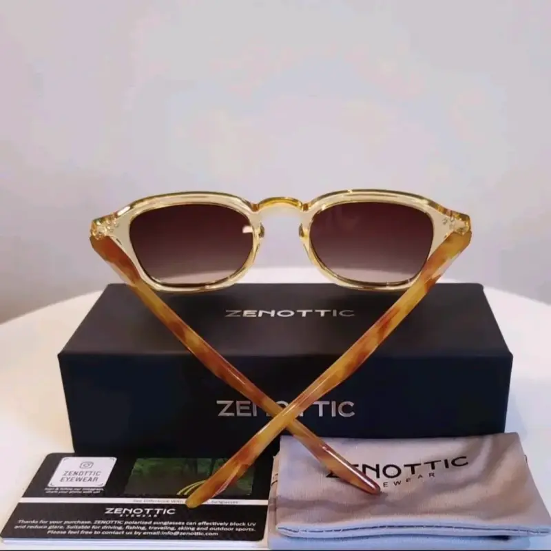 Gafas de sol Zenottic con marco amarillo - 5