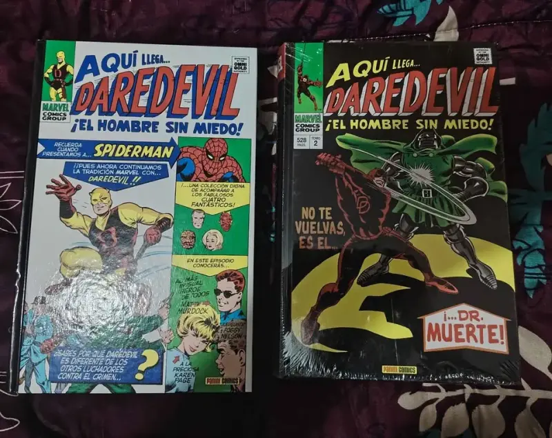 Daredevil  1 y 2 (2 sellado)Marvel gold en español