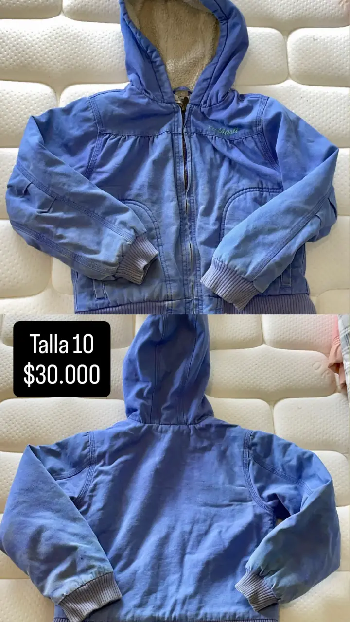 Chaqueta Carhartt morada para niño talla 10