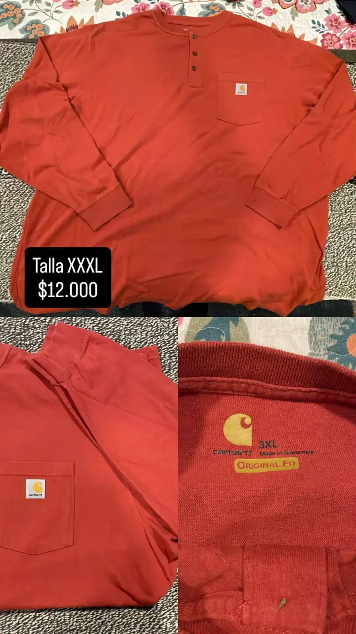 Polera Carhartt talla 3XL