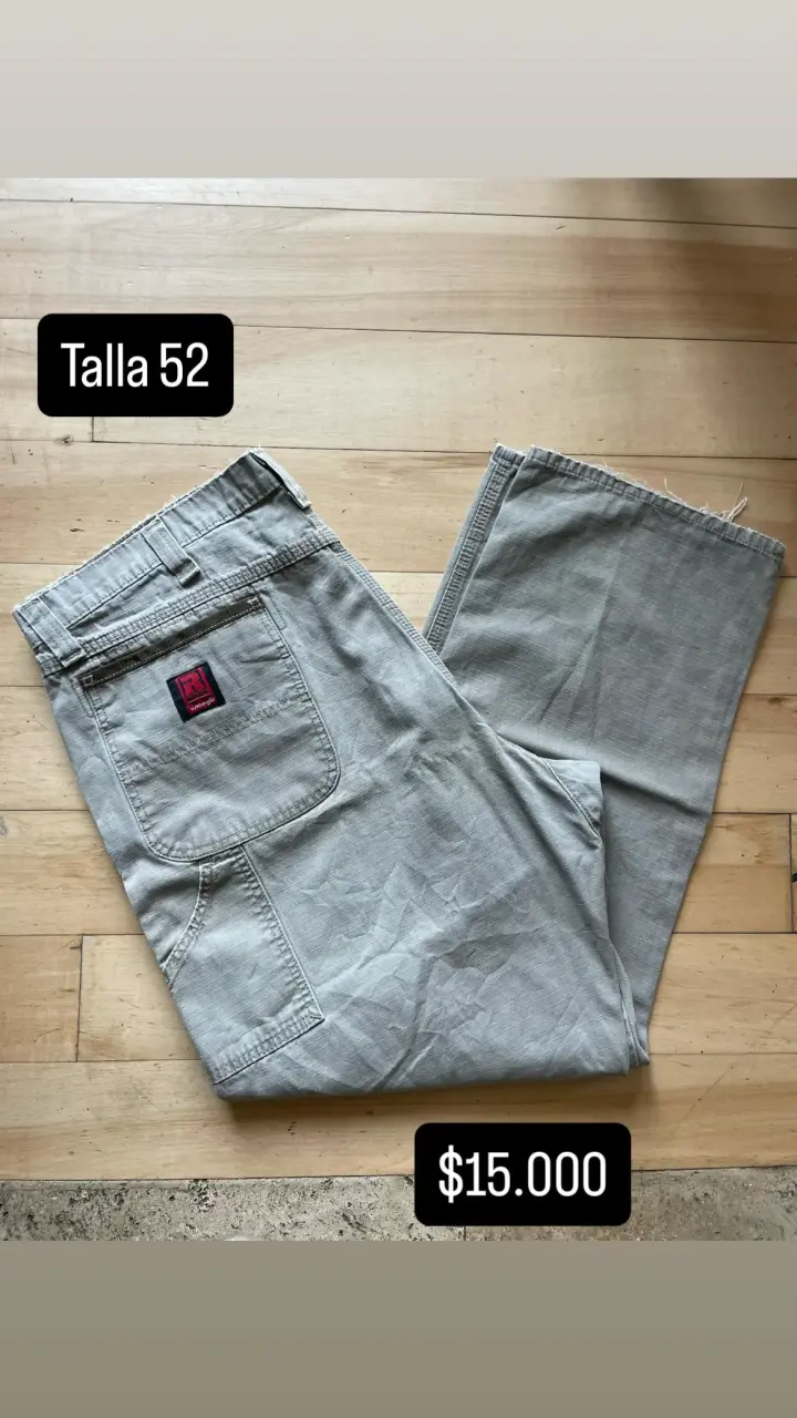 Pantalones cargo grises talla 52