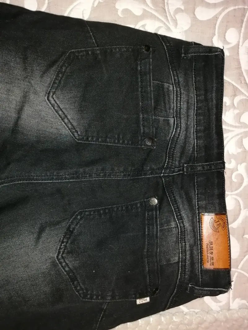 Jeans negro flare push up marca jaja&jeje - 2