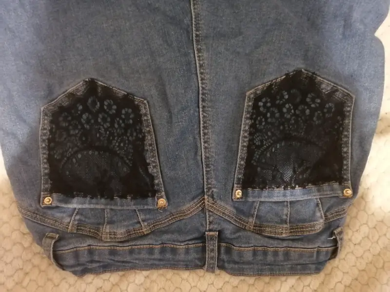Jeans Push up flare marca menina - 2