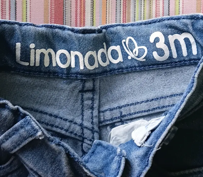 Pantalones de mezclilla para bebé Limonada 3M - 3
