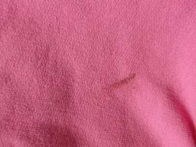 Pantalones de bebé rosados con detalles grises - miniatura 2