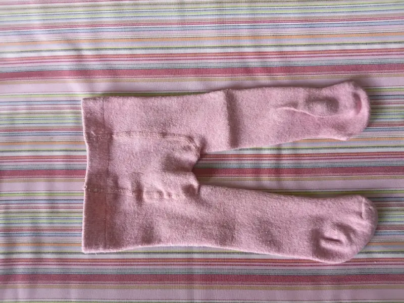 Pantys rosadas para bebé en buen estado - 2