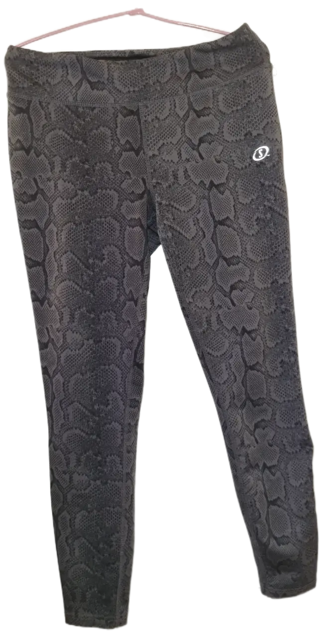 Leggings deportivos con estampado de serpiente