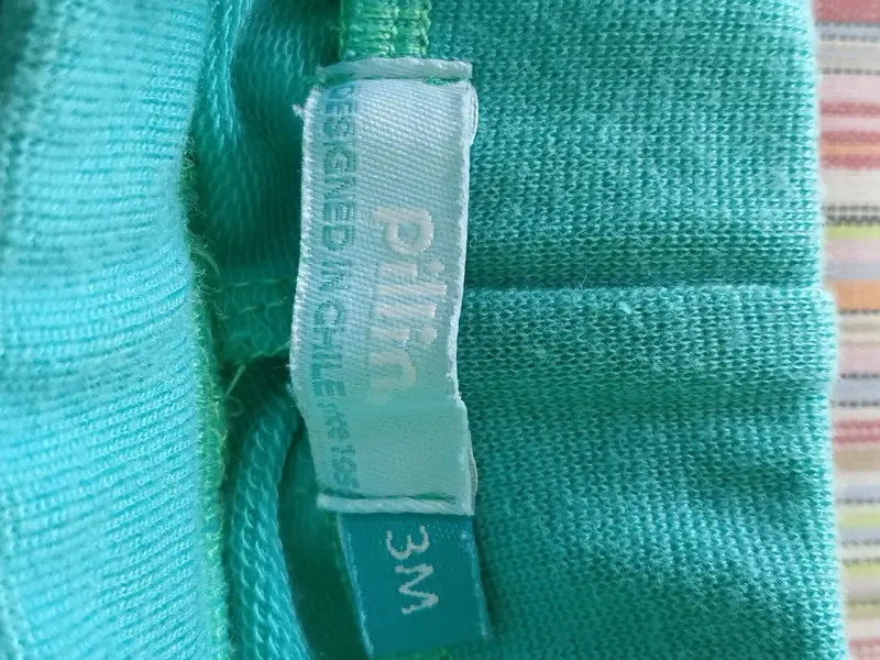 Pantalones de bebé turquesa Pilim 3M - 3