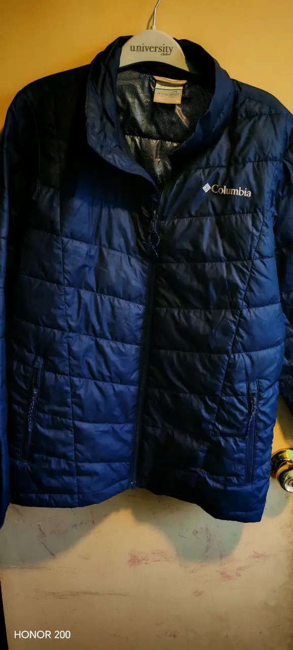 Chaqueta Columbia azul para hombre