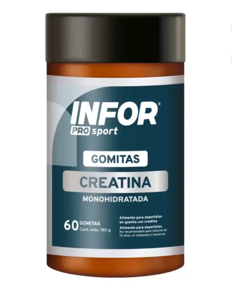 Gomitas de Creatina Monohidratada Infor Pro Sport 60 unidades