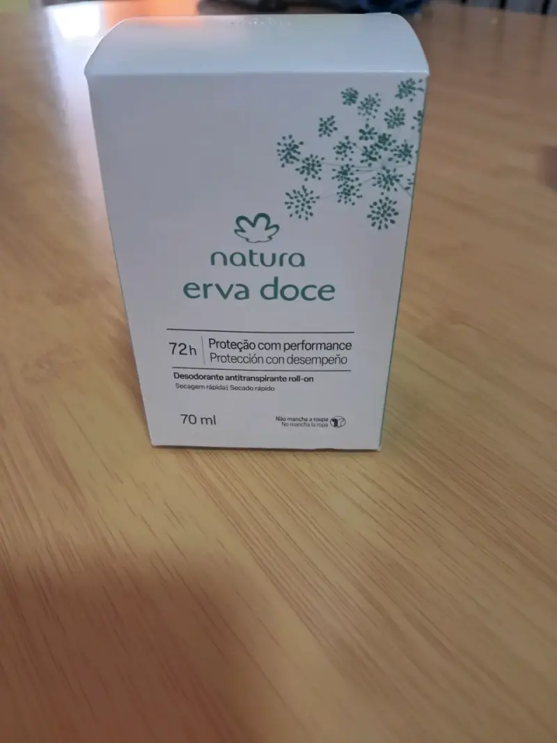 Desodorante Natura Erva Doce Roll-On 70 ml