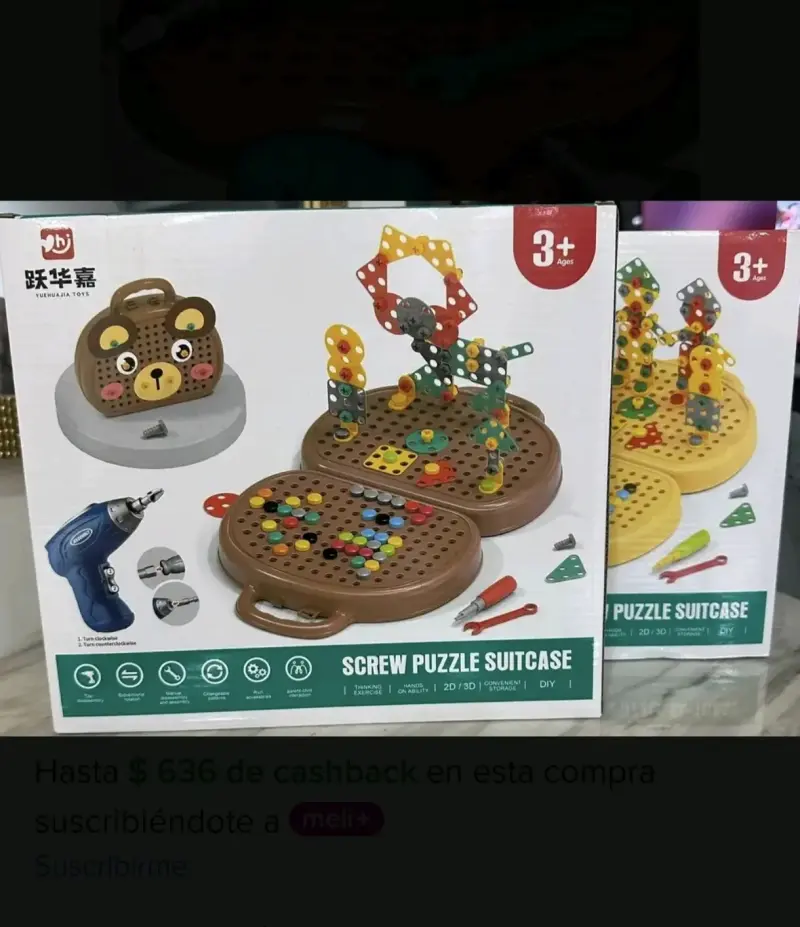 Maletín de Construcción Infantil con Taladro