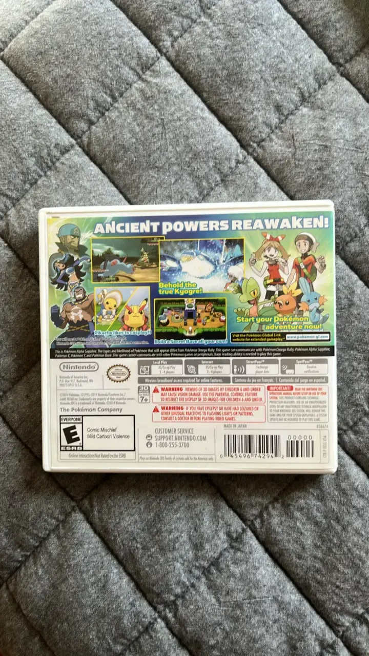 Juego Pokémon Alpha Sapphire para Nintendo 3DS - 2