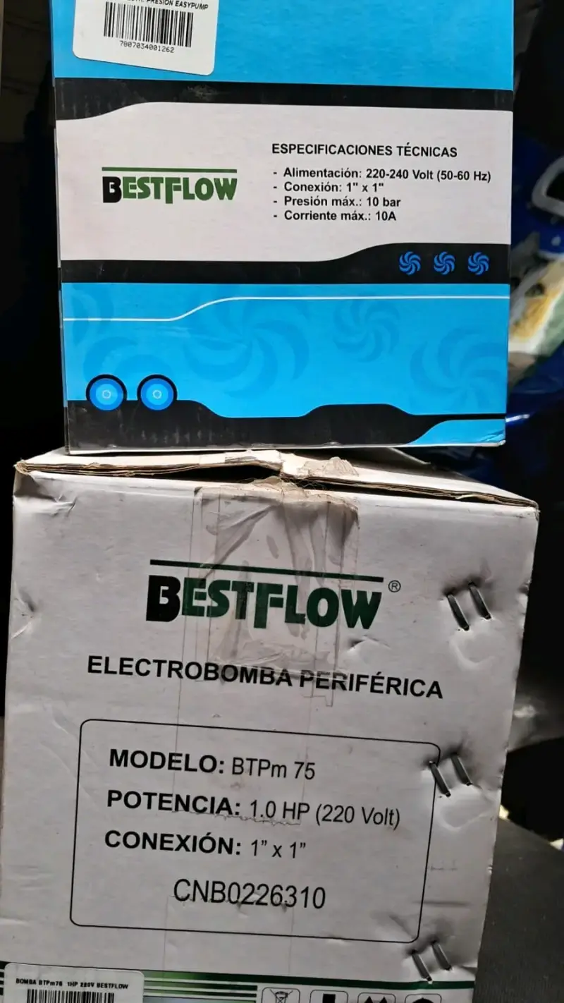 Electrobomba Periférica y Bestflow EasyPump 1.0 HP - 2