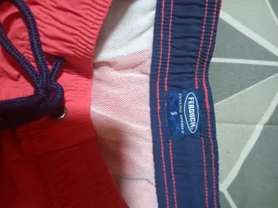Shorts de baño beige Ferouch con bolsillo trasero - miniatura 4