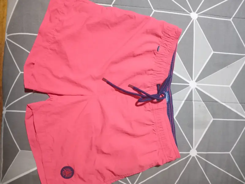 Shorts de baño beige Ferouch con bolsillo trasero - 5
