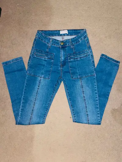 Jeans Azul Para Mujer - miniatura 1