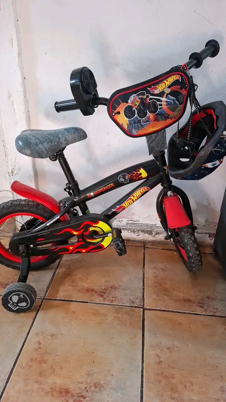 Bicicleta Infantil Bianchi Hotwheels Aro 12 Negra - 3