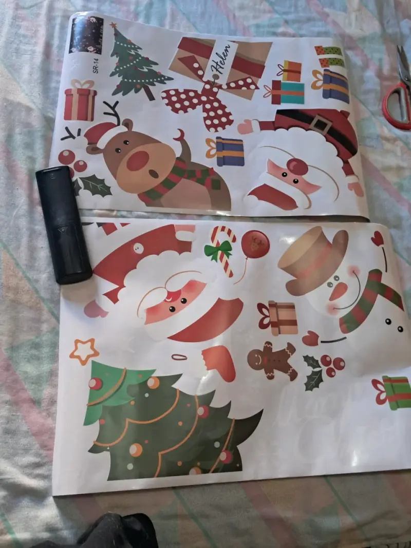 Adhesivos Navideños Decorativos para Ventanas - 3
