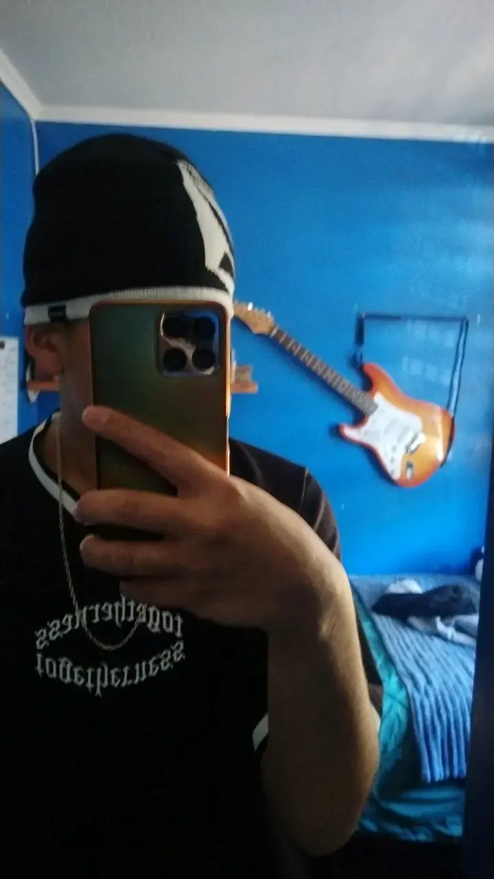 Gorro de lana negro Volcom con diseño geométrico - 5